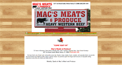 Desktop Screenshot of macsmeatmarket.com